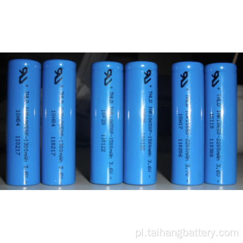LiFePO4 material18650 1300 mah bateria litowa